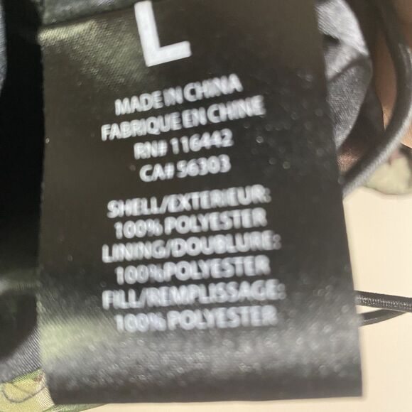 Lurking Class Jacket Mens  Large Green Camo Full Zip Skull Skeleton Adult - Picture 15 of 16